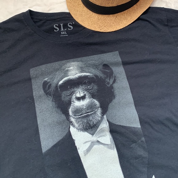 SLS Monkey in Tuxedo T-shirt, Size XXL - Picture 2 of 5